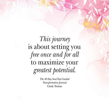 40 Day Soul Fast Guided Transformation Journal: Your Journey to Greater Mental, Emotional, and Spiritual Health Paperback – December 5, 2023 - Faith & Flame - Books and Gifts - Cindy Trimm - 9780768475432