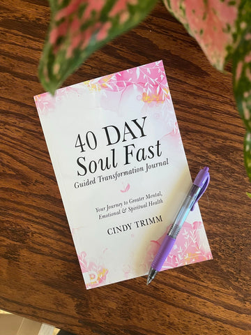 40 Day Soul Fast Guided Transformation Journal: Your Journey to Greater Mental, Emotional, and Spiritual Health Paperback – December 5, 2023 - Faith & Flame - Books and Gifts - Cindy Trimm - 9780768475432