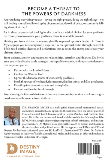 Dangerous Decrees that Destroy Strongholds: Powerful Prayers that Arrest Demons and Crush Satan's Strategies Against Your Life Paperback – July 2, 2024