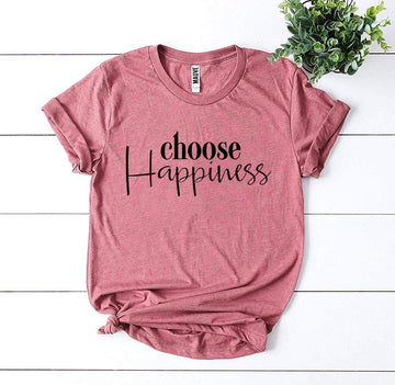 Choose Happiness T-shirt - Faith & Flame - Books and Gifts - Agate -