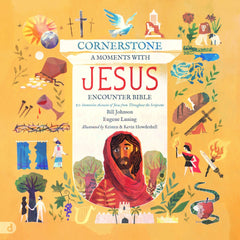 Cornerstone: A Moments with Jesus Encounter Bible: 20 Immersive Accounts of Jesus from Throughout the Scriptures Hardcover – November 5, 2024 - Faith & Flame - Books and Gifts - Destiny Image - 9780768463026