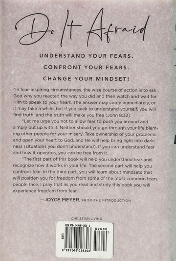 Do It Afraid: Embracing Courage in the Face of Fear (Hardcover) – September 1, 2020 - Faith & Flame - Books and Gifts - FaithWords - 9781546026303