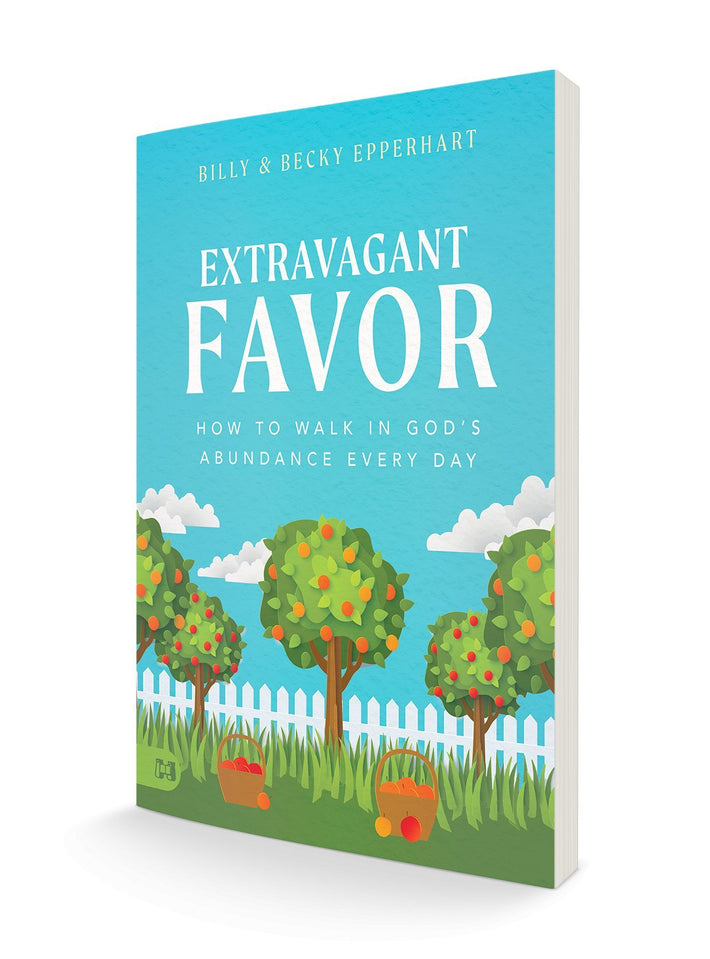 Extravagant Favor: How to Walk in God's Abundance Every Day Paperback – August 1, 2023 - Faith & Flame - Books and Gifts - Harrison House - 9781667502816