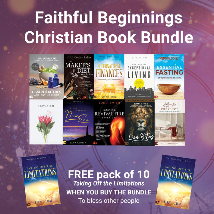 Faithful Beginnings Christian Book Bundle for the month of January - Faith & Flame - Books and Gifts - Faith & Flame - Books and Gifts - FBCBB