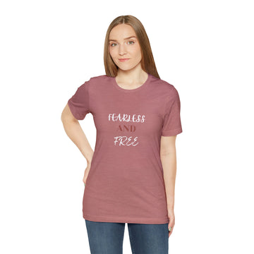 Fearless and Free Sleeve Tee - Faith & Flame - Books and Gifts - Printify -