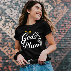 Gods Plan Shirt Trust God God Is Greater Faith Hope Love Shirts - Faith & Flame - Books and Gifts - Amaranth Hades -