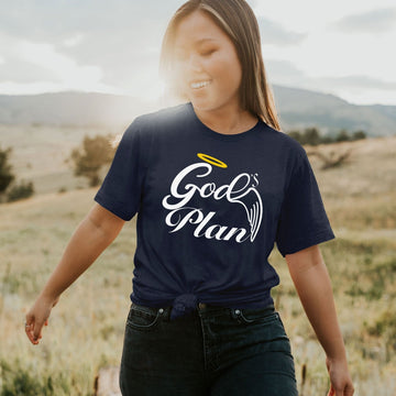 Gods Plan Shirt Trust God God Is Greater Faith Hope Love Shirts - Faith & Flame - Books and Gifts - Amaranth Hades -