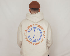 God's Timing Hoodie - Faith & Flame - Books and Gifts - Printify -