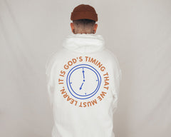 God's Timing Hoodie - Faith & Flame - Books and Gifts - Printify -