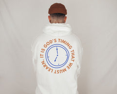 God's Timing Hoodie - Faith & Flame - Books and Gifts - Printify -