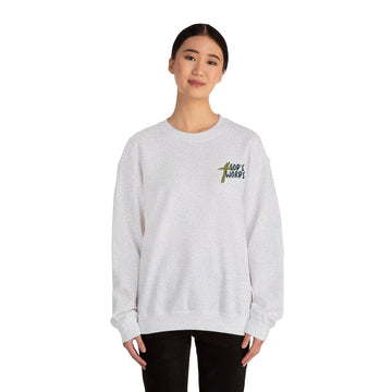 God's Words Crewneck Sweatshirt - Faith & Flame - Books and Gifts - Printify - 