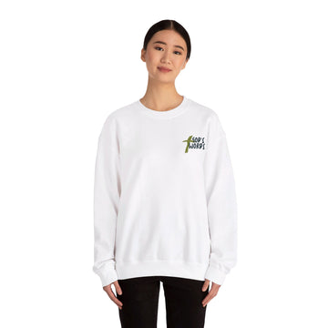 God's Words Crewneck Sweatshirt - Faith & Flame - Books and Gifts - Printify - 