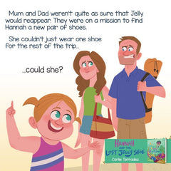 Hannah and the Lost Jelly Shoe: A True Story of Faith Hardcover – August 1, 2023 - Faith & Flame - Books and Gifts - Harrison House - 9781667502953