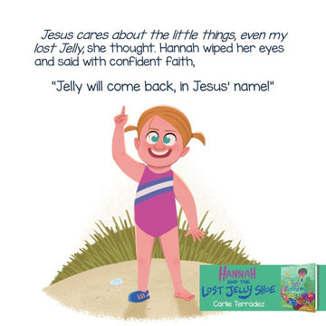 Hannah and the Lost Jelly Shoe: A True Story of Faith Hardcover – August 1, 2023 - Faith & Flame - Books and Gifts - Harrison House - 9781667502953