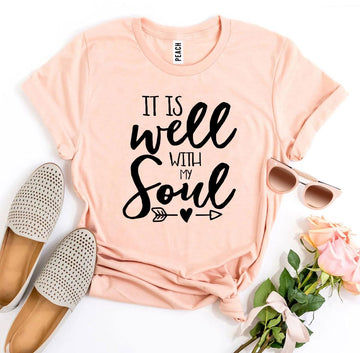 It Is Well With My Soul T-shirt - Faith & Flame - Books and Gifts - Agate -
