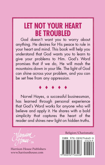 Let Not Your Heart Be Troubled Paperback - Faith & Flame - Books and Gifts - Harrison House - 9780892746408