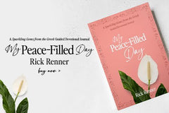 My Peace-Filled Day: A Sparkling Gems From the Greek Guided Devotional Journal Paperback – May 2, 2023 - Faith & Flame - Books and Gifts - Harrison House Publishers - 9781667502472