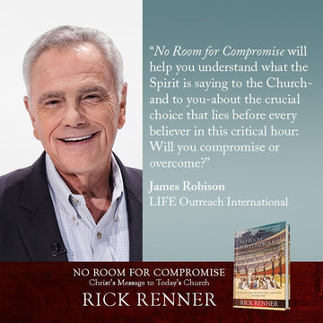 No Room for Compromise: Christ's Message to Today's Church - A Light in the Darkness Volume Two Hardcover – August 16, 2022 - Faith & Flame - Books and Gifts - Destiny Image - 9781680319460