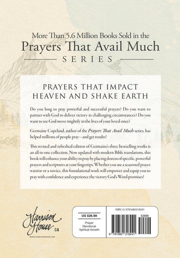 Prayers that Avail Much (Imitation Leather Gift Edition): Revised and Updated for the Modern Reader: Scriptural Prayers for Your Daily Breakthrough Imitation Leather – July 19, 2022 - Faith & Flame - Books and Gifts - Harrison House - 9781680318241