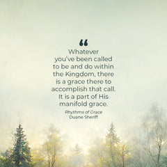 Rhythms of Grace: Experiencing Freedom from Fear, Worry, and Stress Paperback – October 3, 2023 - Faith & Flame - Books and Gifts - Harrison House Publishers - 9781667502731