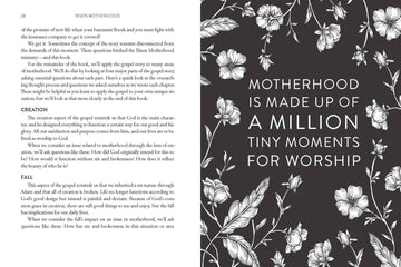 Risen Motherhood: Gospel Hope for Everyday Moments (Hardcover) – September 3, 2019 - Faith & Flame - Books and Gifts - HARVEST HOUSE PUBLISHERS - 9780736976220