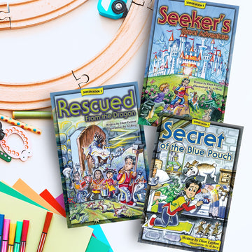 Seeker: The Complete 8 - Book Series Bible - Based Adventures For Early Readers - Faith & Flame - Books and Gifts - Faith & Flame - Books and Gifts - S8BS24