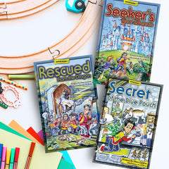 Seeker: The Complete 8 - Book Series Bible - Based Adventures For Early Readers - Faith & Flame - Books and Gifts - Faith & Flame - Books and Gifts - S8BS24