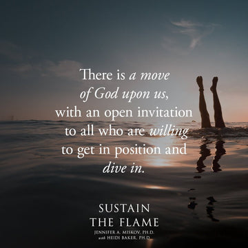 Sustain the Flame: Secrets to Living Saturated in God's Presence and Holy Fire (Paperback) - February 6, 2024 - Faith & Flame - Books and Gifts - Destiny Image - 9780768475852