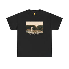 Tell Your Story Cotton Tee Front Design | Pentecost If... - Faith & Flame - Books and Gifts - Printify - 