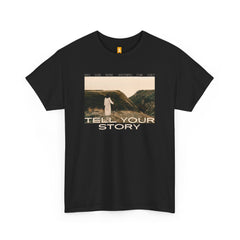 Tell Your Story Cotton Tee Front Design | Pentecost If... - Faith & Flame - Books and Gifts - Printify - 