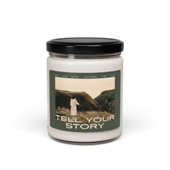 Tell Your Story Scented Soy Candle - Inspirational Home Decor Gift | Pentecost If... - Faith & Flame - Books and Gifts - Printify - 