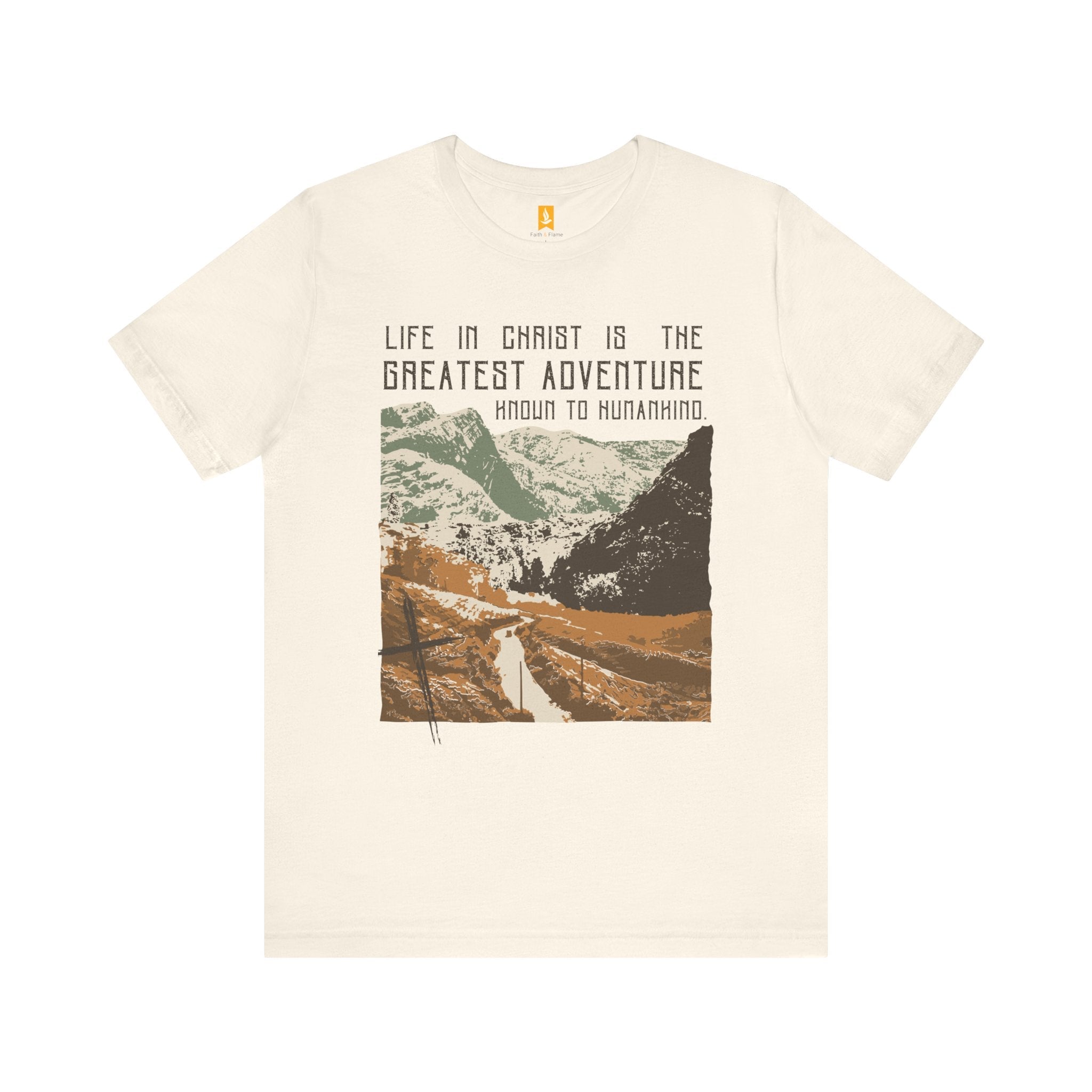 The Greatest Adventure T-shirt Front Design | Divine Encounters