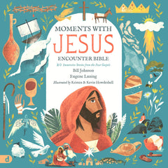 The Moments with Jesus Encounter Bible: 20 Immersive Stories from the Four Gospels Hardcover – October 19, 2021 - Faith & Flame - Books and Gifts - Destiny Image - 9780768456103