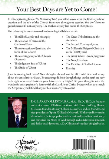 The Paradise of God: Discovering the Biblical Truth About Heaven and Unlock the Mystery of Life After Death Paperback – January 2, 2024 - Faith & Flame - Books and Gifts - Harrison House - 9781667504513