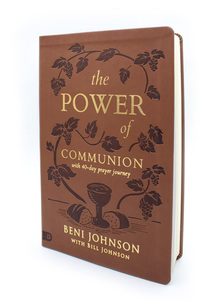 The Power of Communion with 40-Day Prayer Journey (Leather Gift Version): Accessing Miracles Through the Body and Blood of Jesus Imitation Leather – February 15, 2022 by Beni Johnson (Author), Bill Johnson (Author) - Faith & Flame - Books and Gifts - Destiny Image - 9780768461114