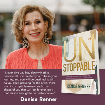 Unstoppable: Pressing Through Fear, Offense, and Negative Opinions to Fulfill God's Purpose Paperback – May 17, 2022 - Faith & Flame - Books and Gifts - Harrison House - 9781680318753