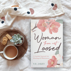 Woman Thou Art Loosed: A Guided Journal for Healing & Wholeness Paperback – August 9, 2022 - Faith & Flame - Books and Gifts - Destiny Image - 9780768463668