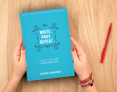 Write. Pray. Repeat.: An Interactive Journal for Writing Your Own Biblical Declarations Paperback – July 11, 2023 - Faith & Flame - Books and Gifts - Destiny Image - 9780768474565