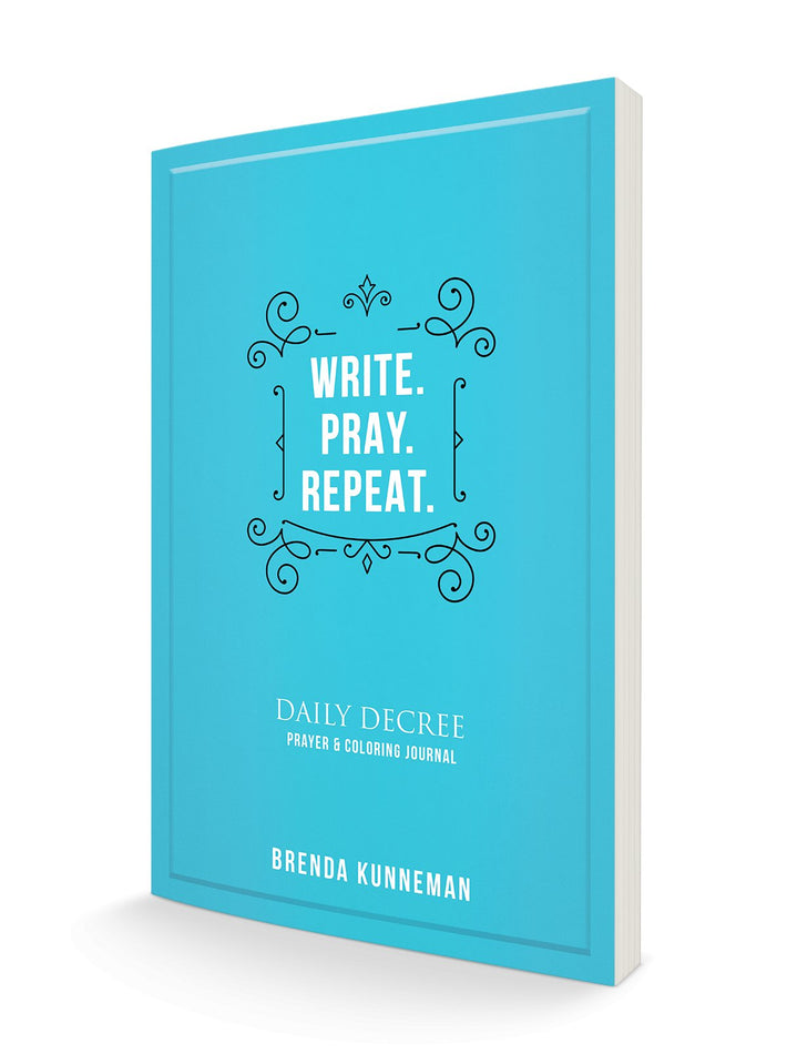 Write. Pray. Repeat.: An Interactive Journal for Writing Your Own Biblical Declarations Paperback – July 11, 2023 - Faith & Flame - Books and Gifts - Destiny Image - 9780768474565