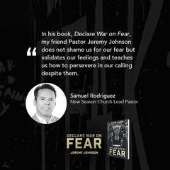 Declare War on Fear: Dethrone The Spirit Of Fear That Wars Against Your Destiny Paperback – February 21, 2023 - Faith & Flame - Books and Gifts - Destiny Image - 9780768464344