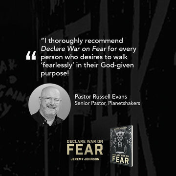 Declare War on Fear: Dethrone The Spirit Of Fear That Wars Against Your Destiny Paperback – February 21, 2023 - Faith & Flame - Books and Gifts - Destiny Image - 9780768464344