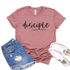 Disciple Shirt - Faith & Flame - Books and Gifts - White Caeneus -